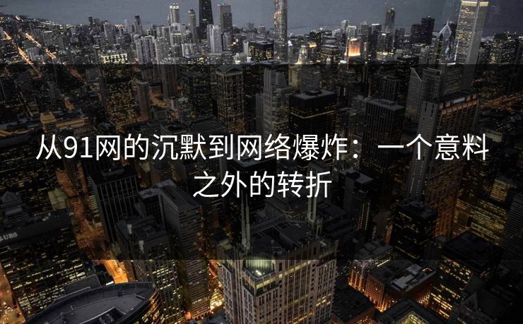 从91网的沉默到网络爆炸：一个意料之外的转折